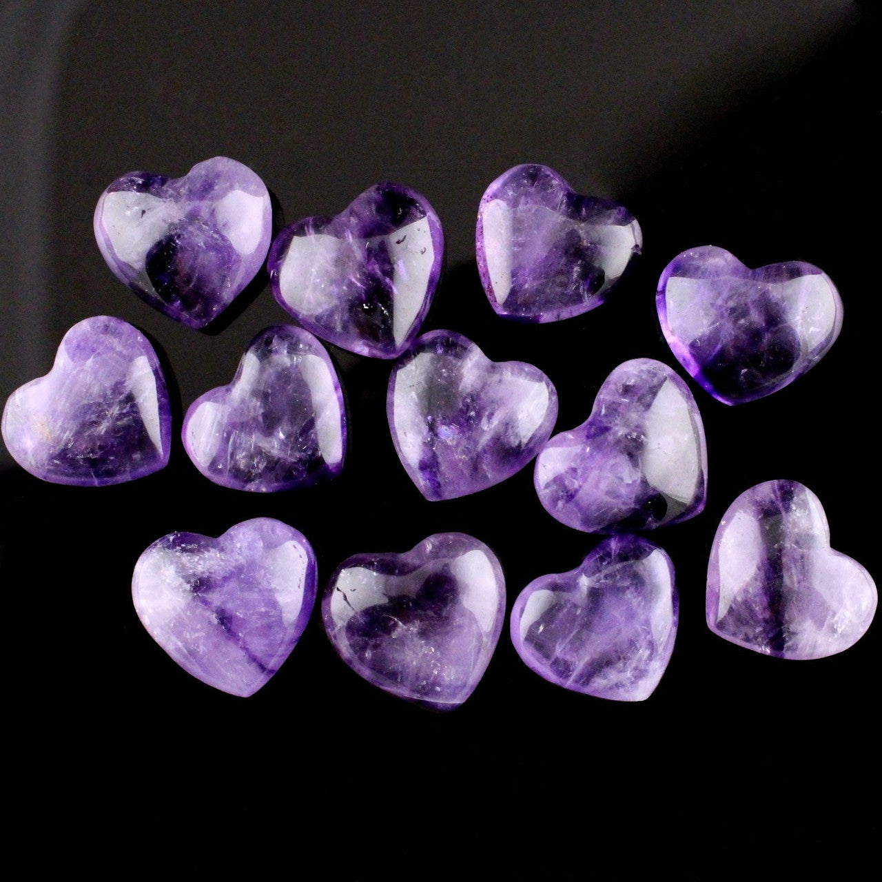 Amethyst Crystal Heart