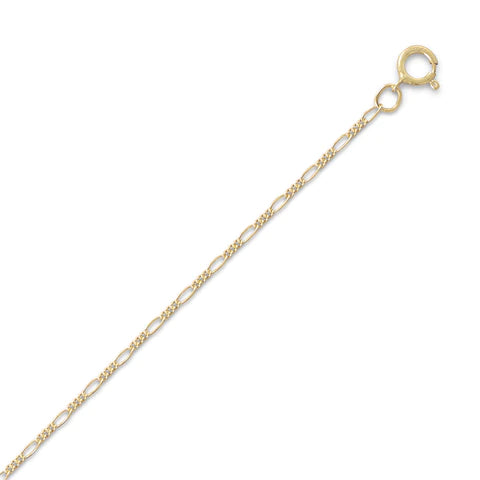 Gold Figaro Chain 14K GF