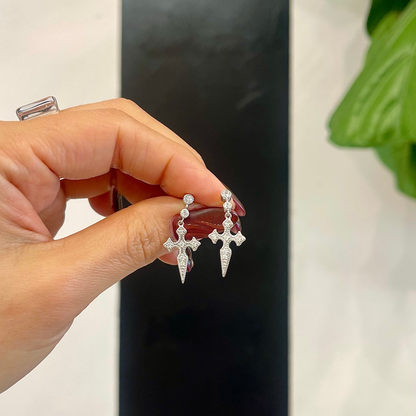 Empress Dagger Earrings .925