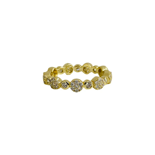 Circles Eternity Band 14K GP