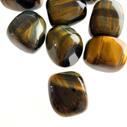Tigers Eye Tumbled