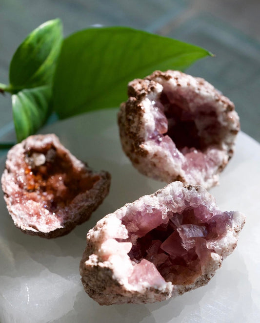 Pink Amethyst Geode