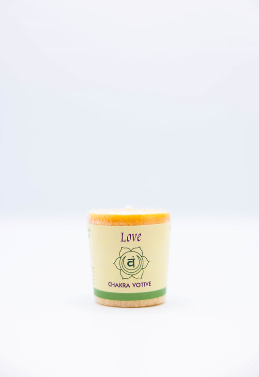 Chakra Candle Votive Love