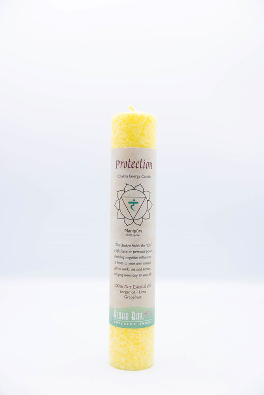 Chakra Candle Pillar Protection