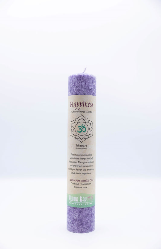 Chakra Candle Pillar Happiness
