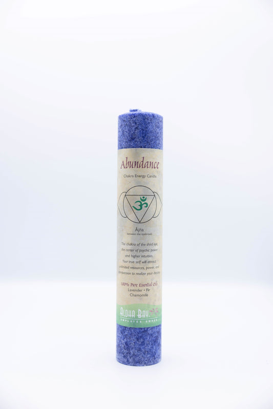 Chakra Candle Pillar Abundance