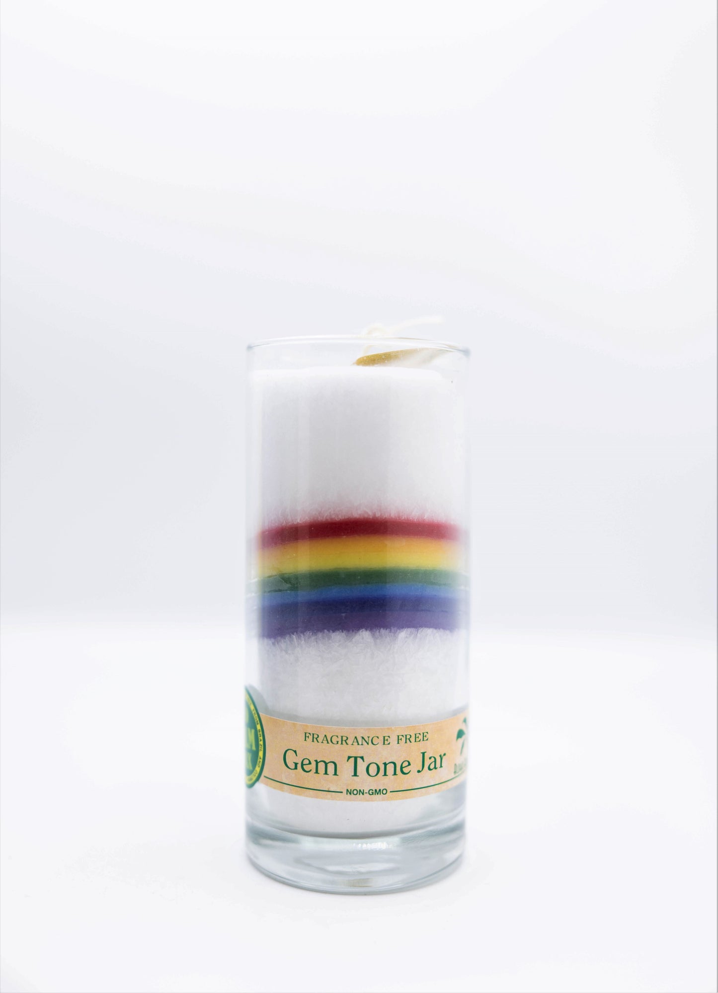 White Rainbow Chakra Candle Unscented