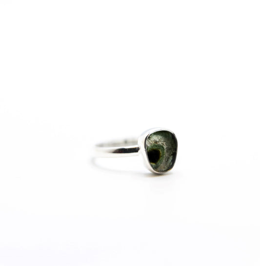 Watermelon Tourmaline Ring .925