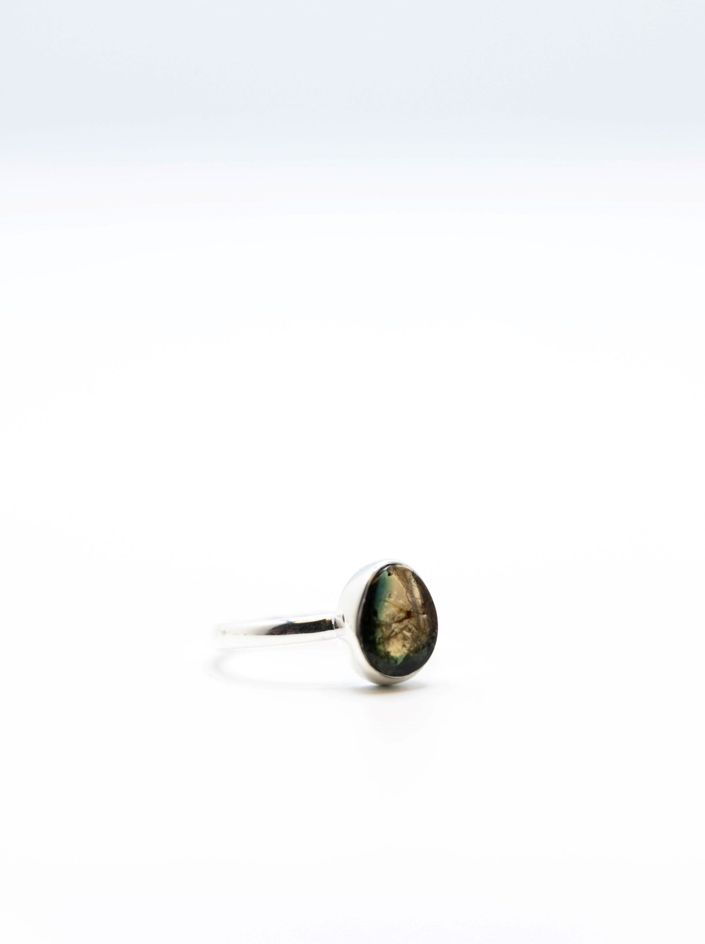 Watermelon Tourmaline Ring .925