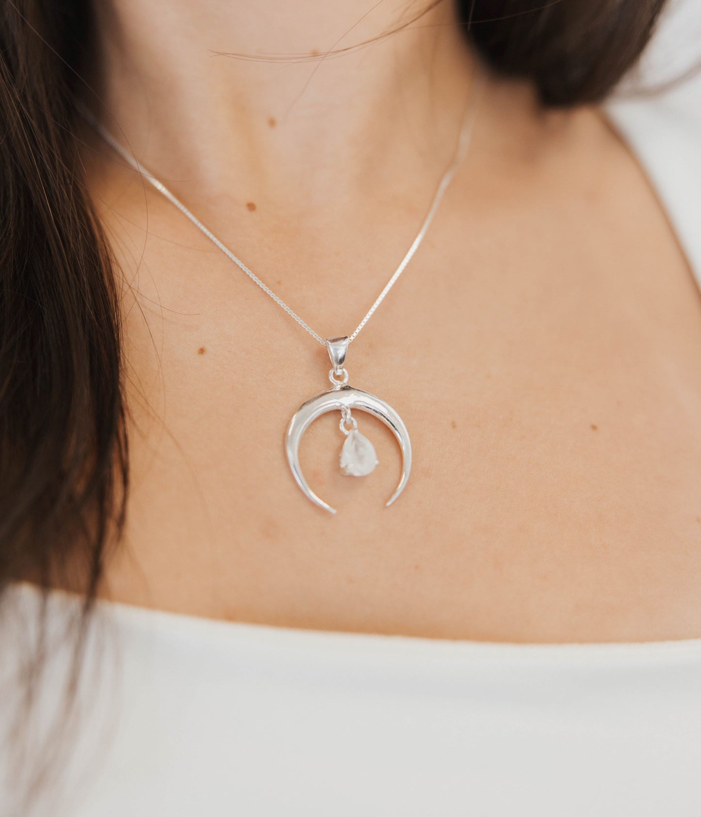 Moon Magic Pendant Rainbow Moonstone