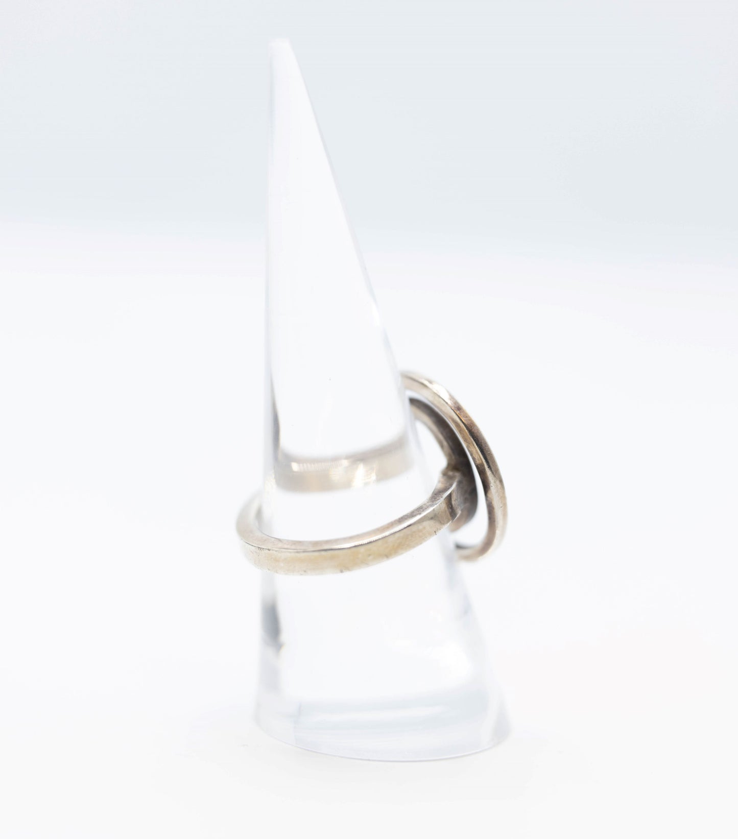 Handmade Double Loop Ring .925