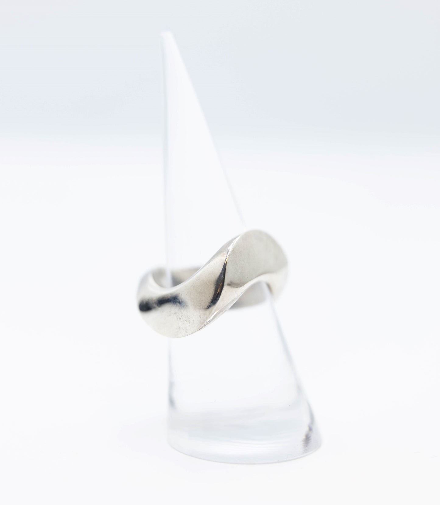 Handmade Square Swirl Ring .925