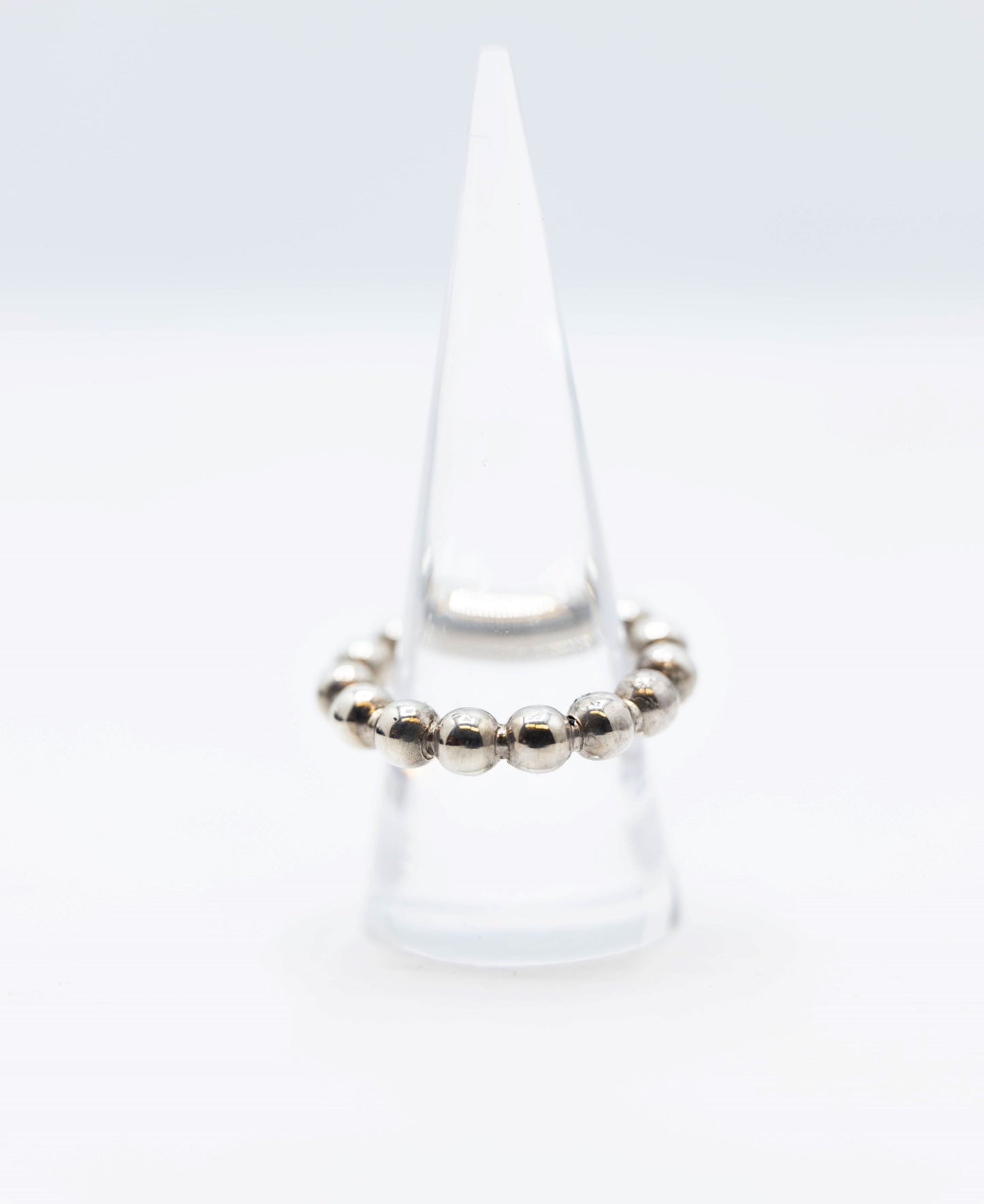 Handmade Beaded Ring .925