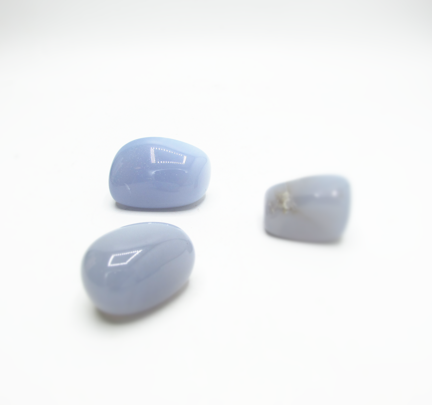 Blue Chalcedony Tumbled