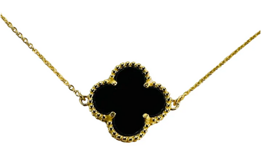 Black Clover 18K GP Necklace