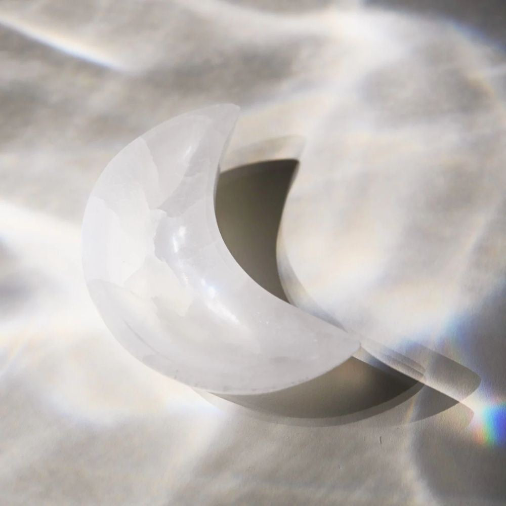 Moon Selenite Tray
