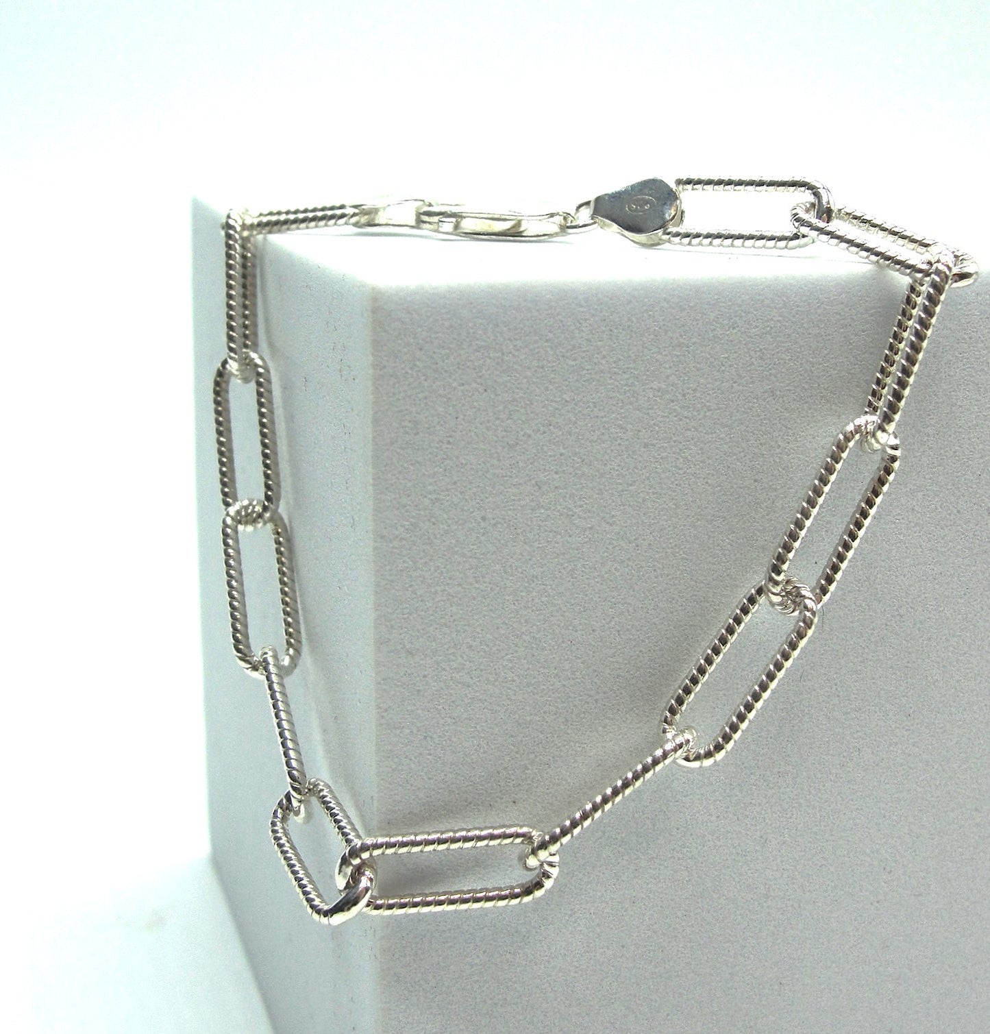 Paperclip Bracelet .925