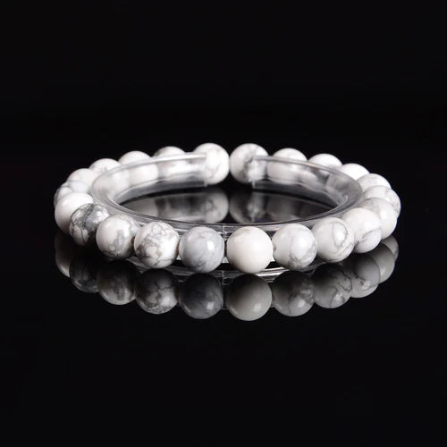 Howlite Stretch Bracelet 8mm