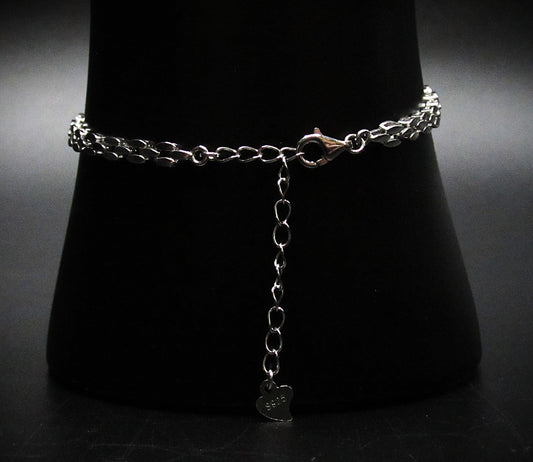Opal Chain Linked Bracelet .925