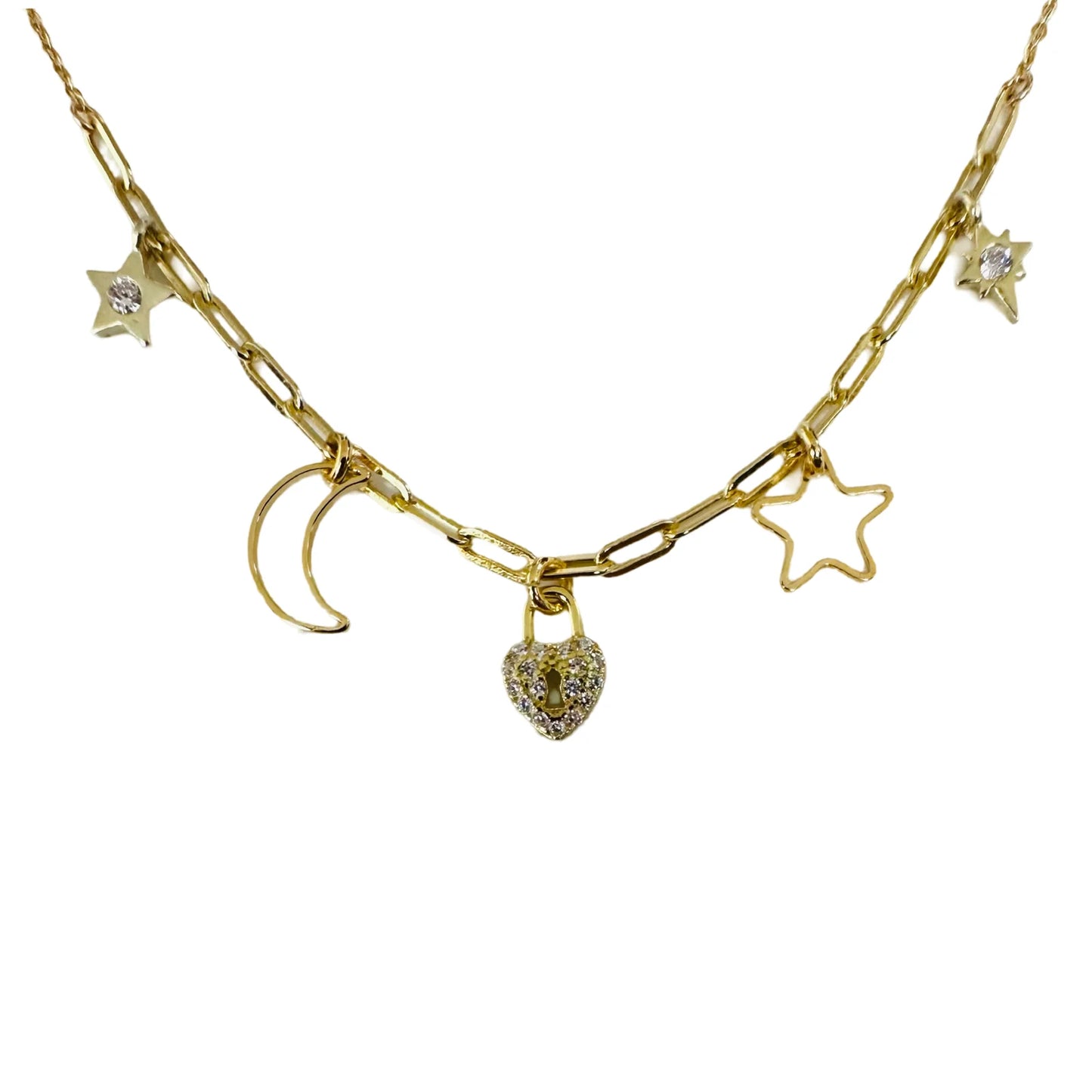 Charms Constellation Necklace 14K GP