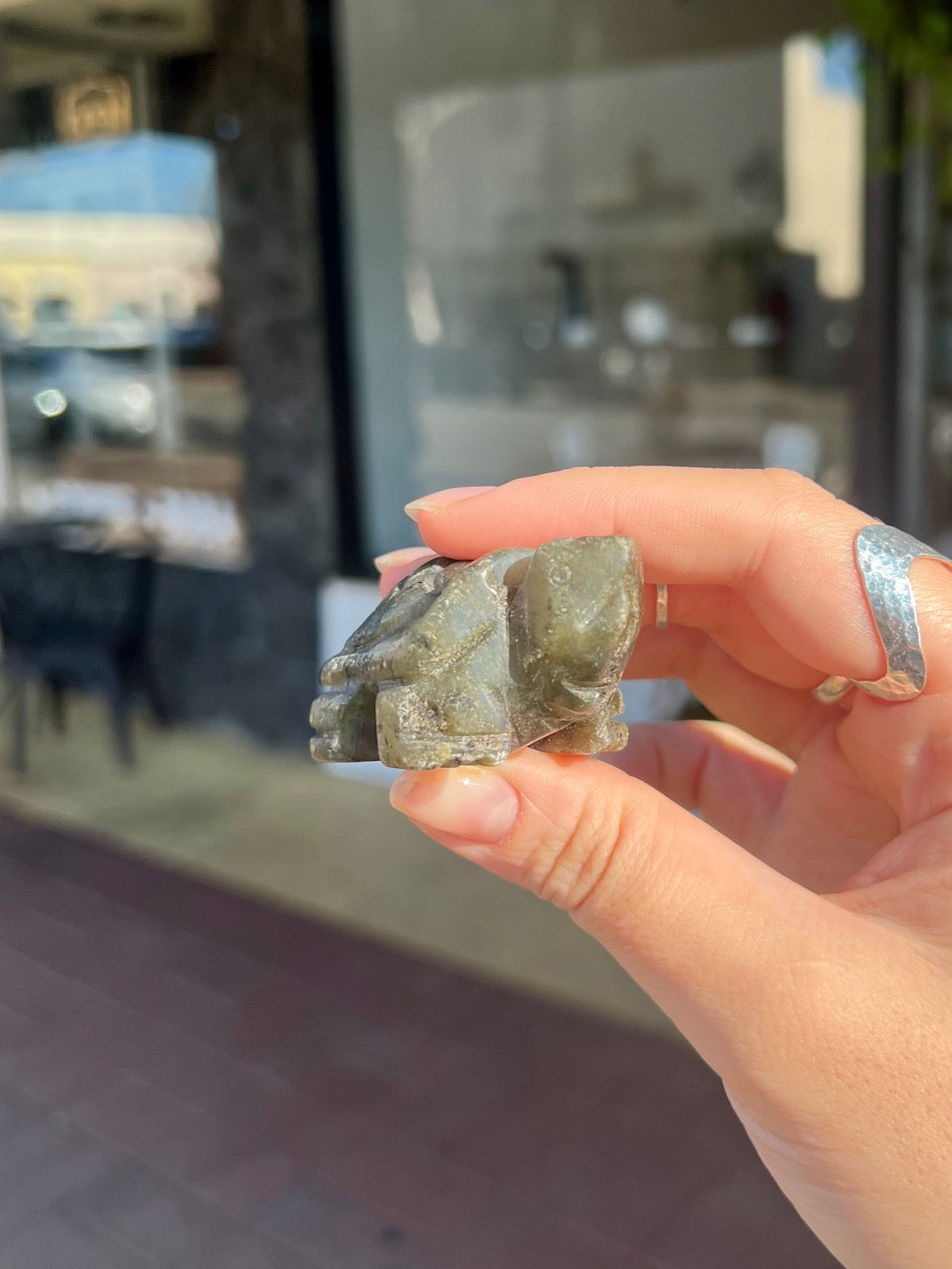 Labradorite Tortoise Animal Crossing Totem