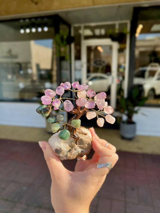 Multi Gemstone Crystal Tree of Life