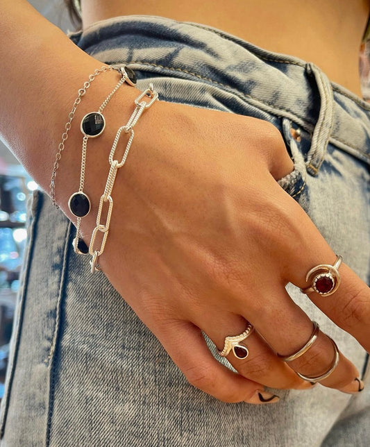 Paperclip Bracelet .925