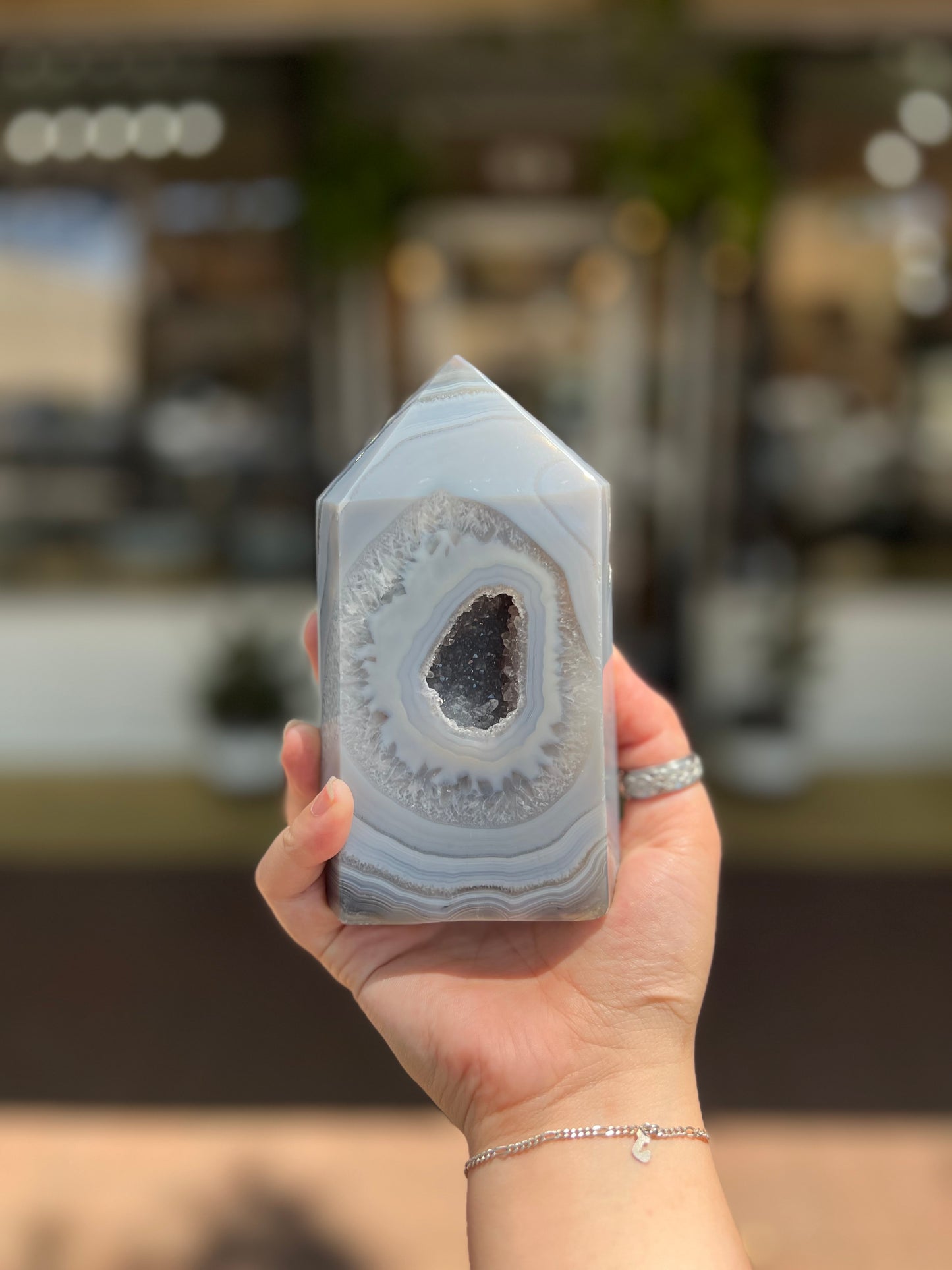 Agate Druzy Tower XL