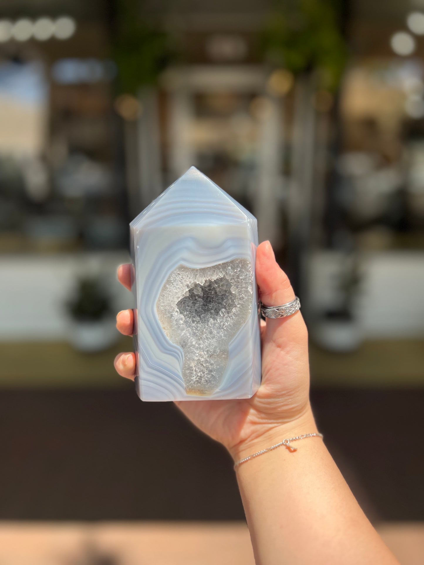 Agate Druzy Tower XL