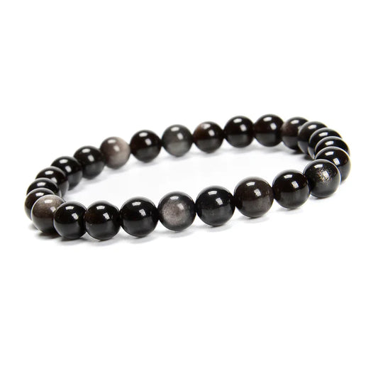 Obsidian Stretch Bracelet 8mm