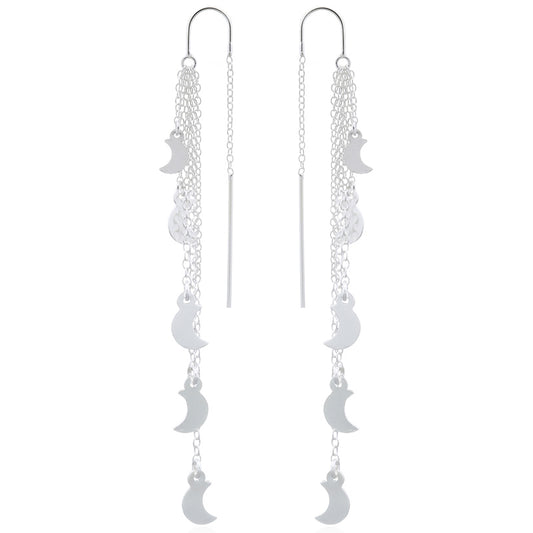 Moons Chandelier Earrings .925