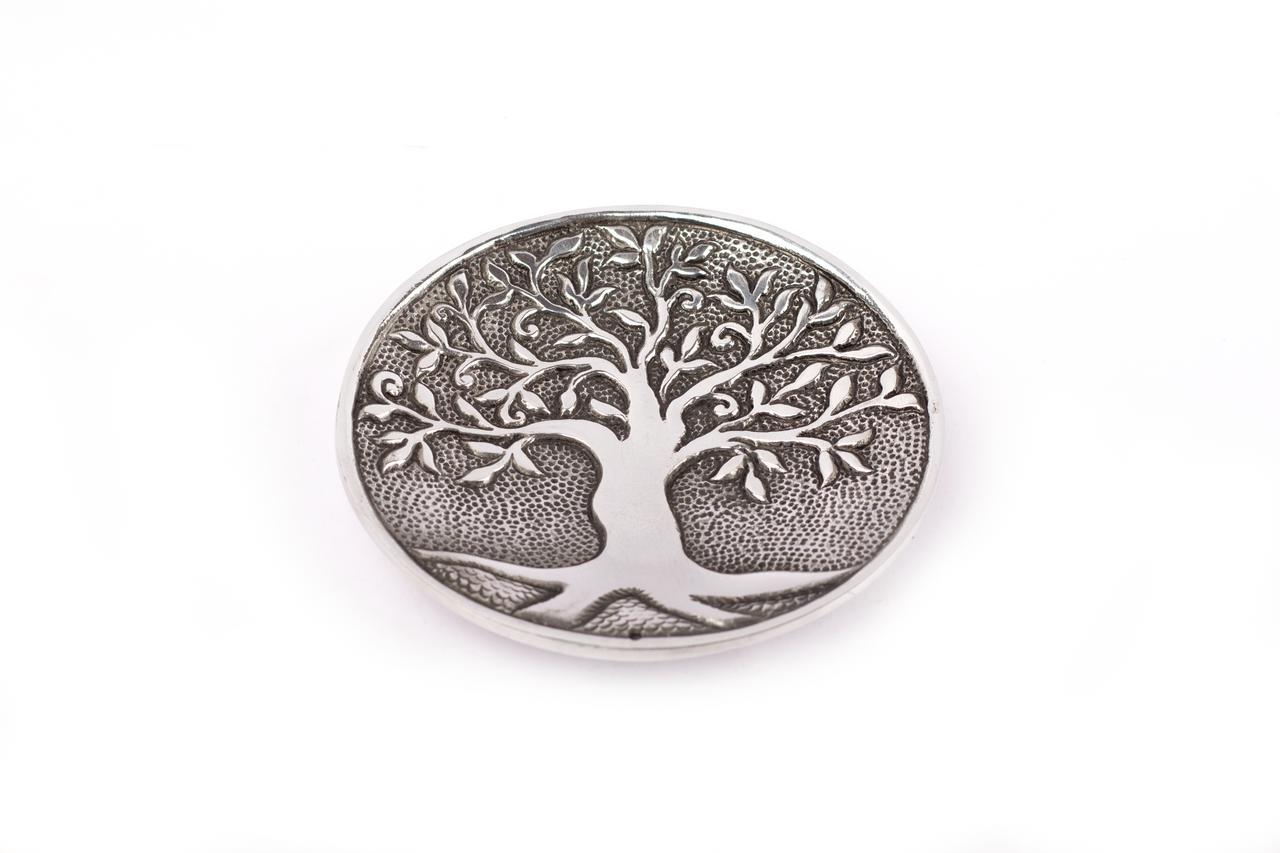 Tree of Life Round Incense Burner
