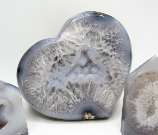 Druzy Agate Heart