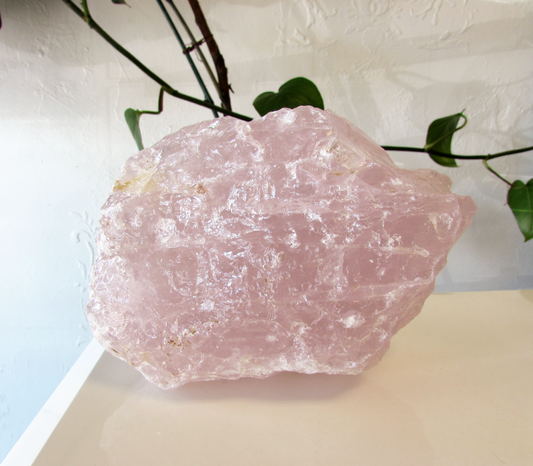 Raw Rose Quartz XXL