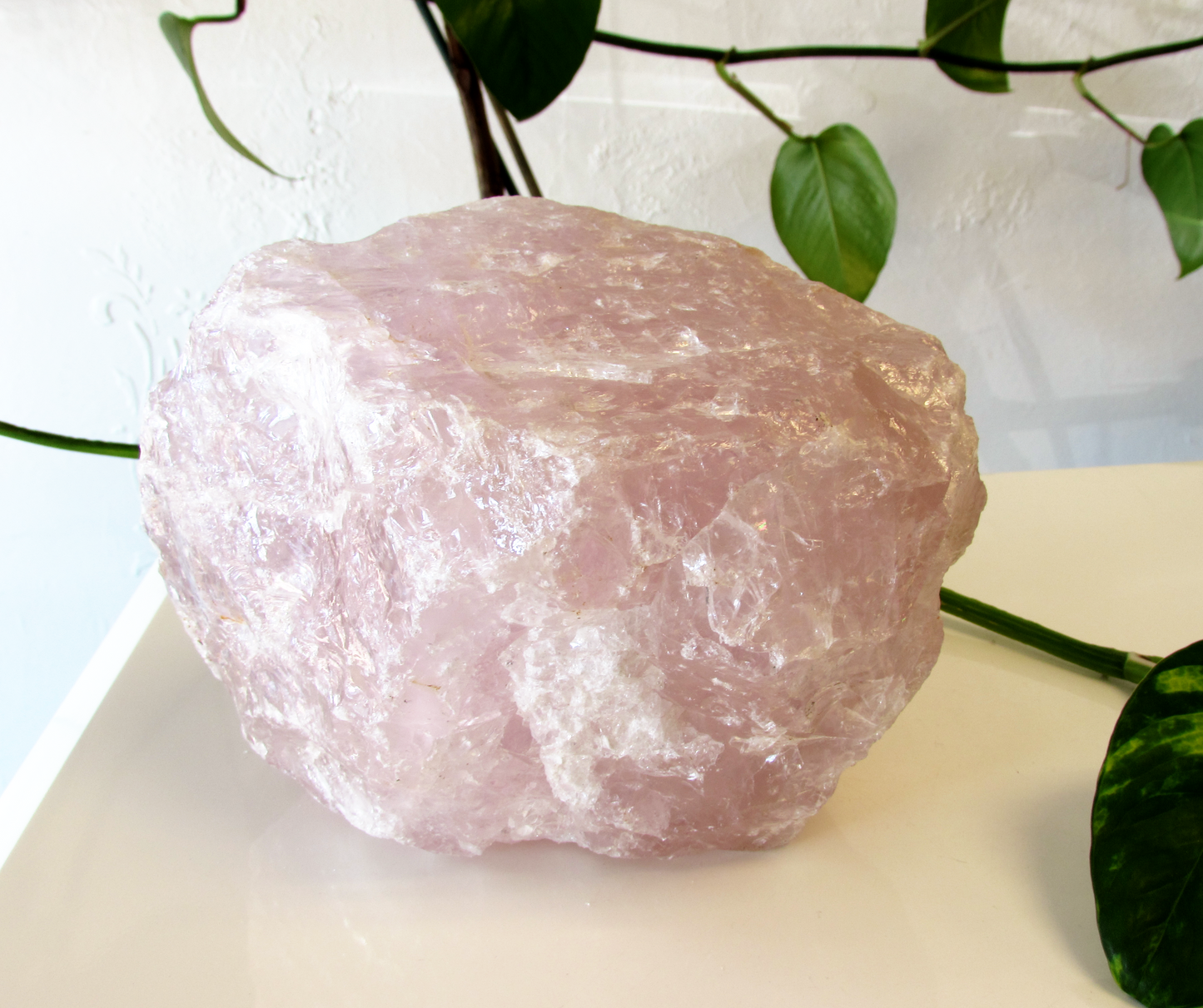 Raw Rose Quartz XXL