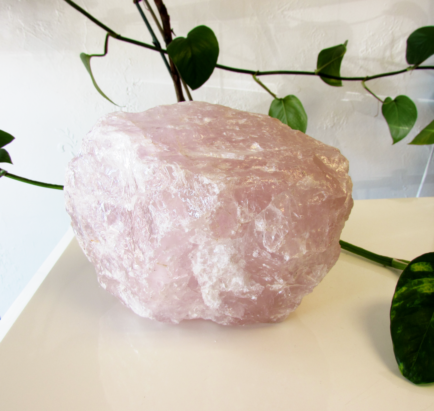 Raw Rose Quartz XXL