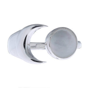 New Moon Pearl Ring .925
