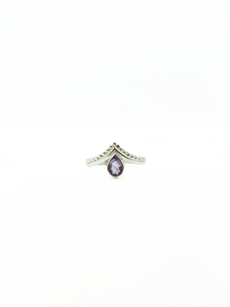 Amethyst Tiara Ring .925