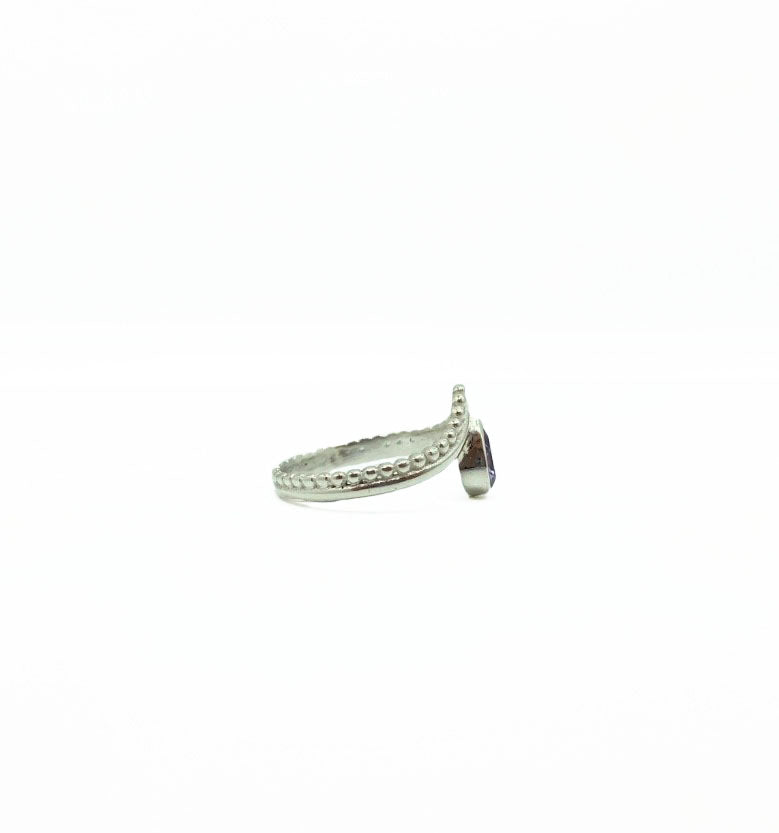 Amethyst Tiara Ring .925
