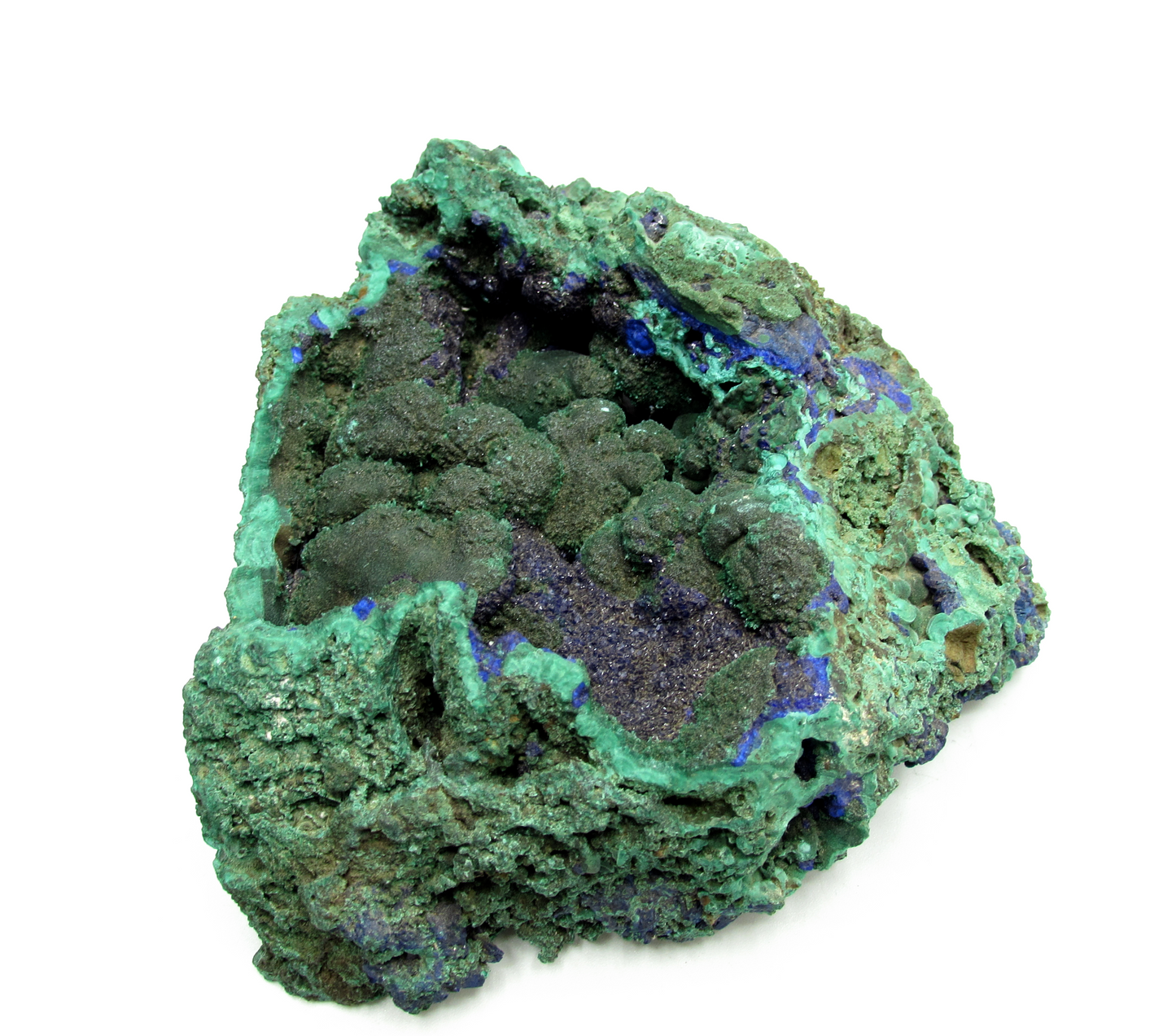 Fibrous Malachite Azurite A