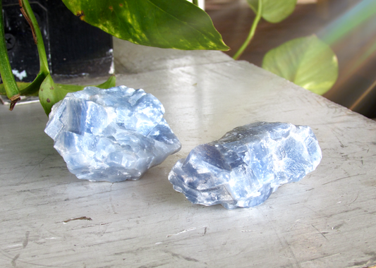 Raw Blue Calcite