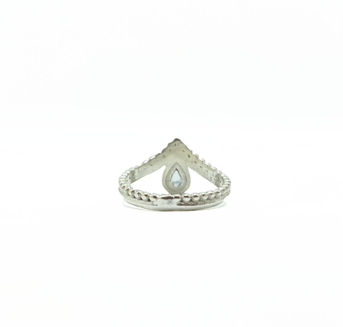 Blue Topaz Tiara Ring .925