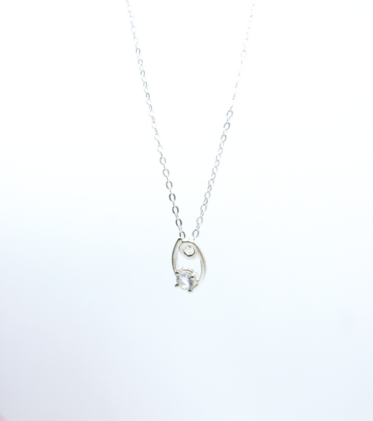 Cancer Zodiac Pendant - Rainbow Moonstone – Sterling Silver