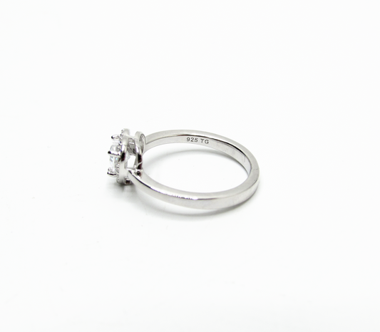 Heart Bling Ring .925