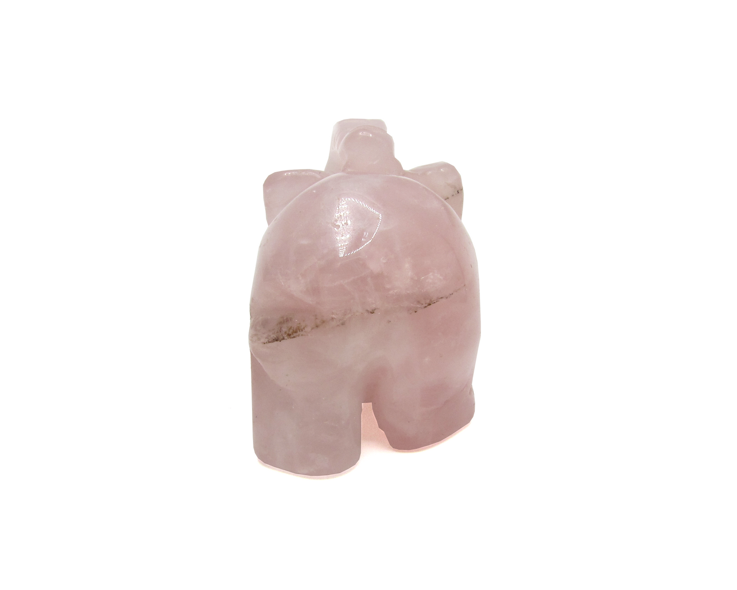 Rose Quartz Elephant Animal Crossing Crystal Totem