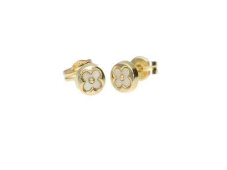 Forever Clover Studs 14K Gold