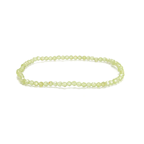 Peridot Mini Crystal Stretch Bracelet