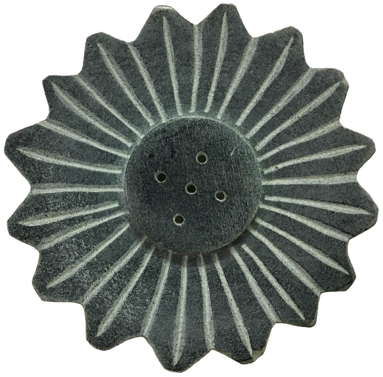 Stone Flower Incense Holder