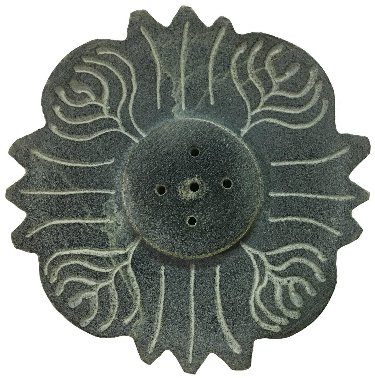 Stone Flower Incense Holder