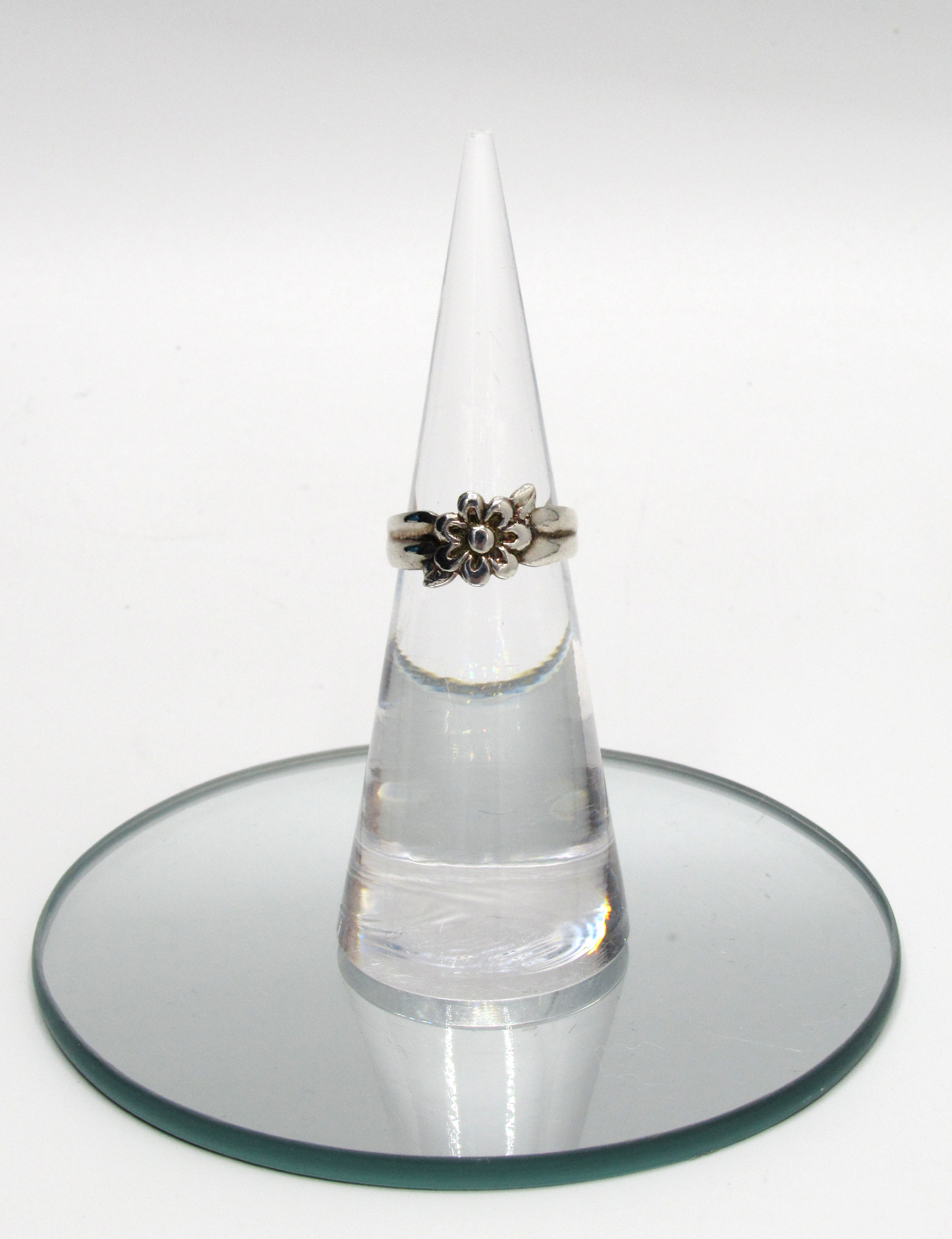 Flower Leaf Toe Ring .925